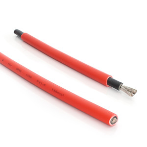 TUV 0.6/1kV PV1-F Solar Cable 4/6/10/16/25/35mm² Black/Red